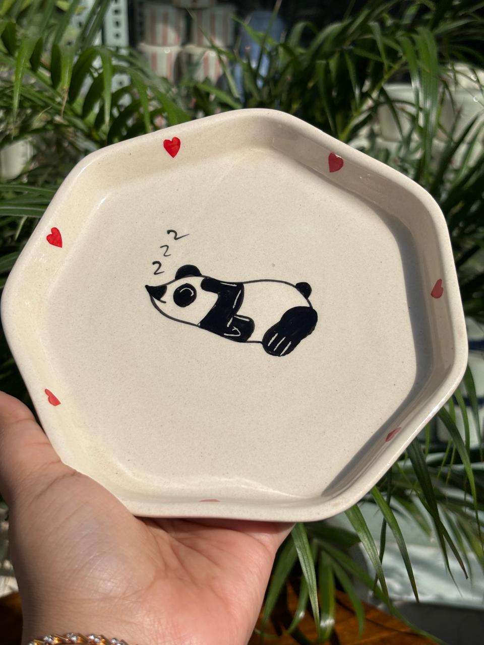 Zzz Panda Snack Plate