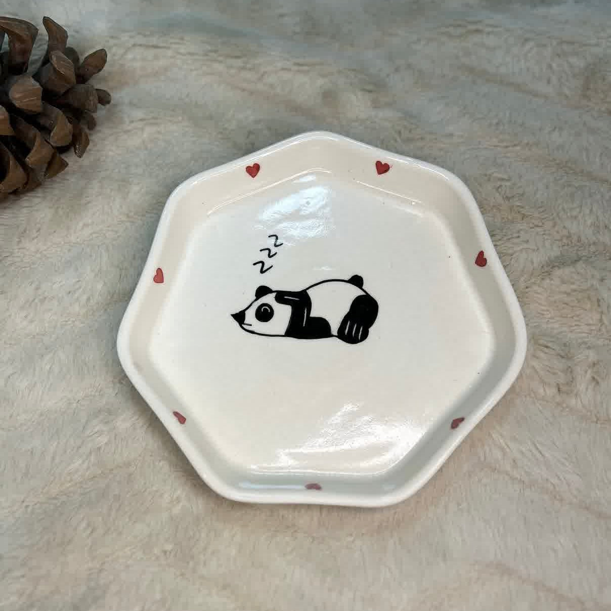 Zzz Panda Snack Plate