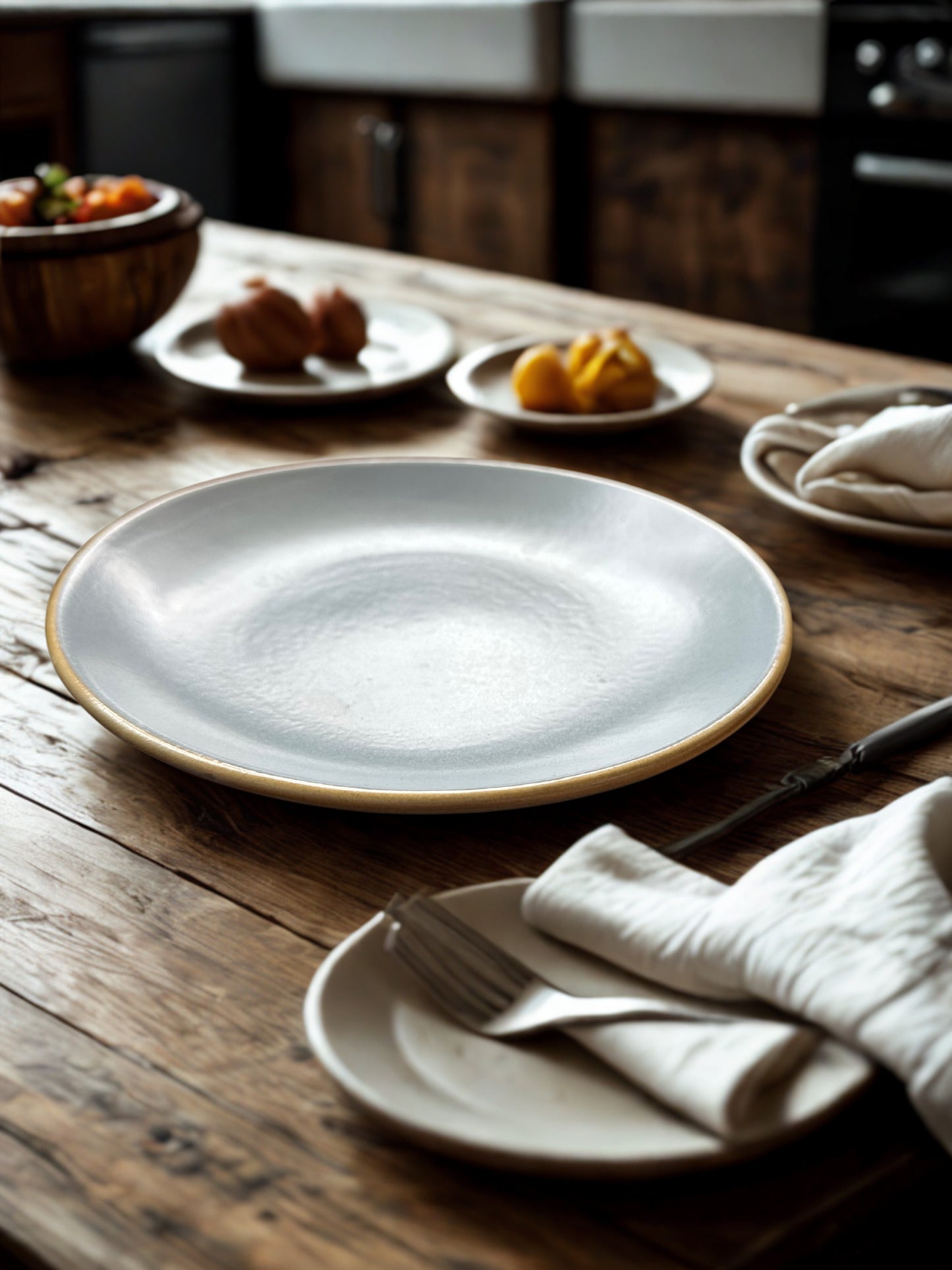 Grey Stone Plate
