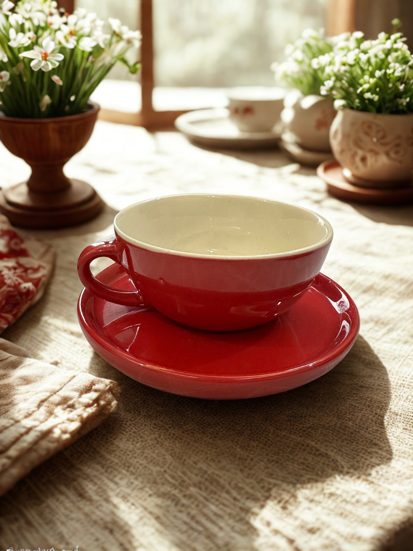 Red Velvet - Wide Mug & Saucer Set