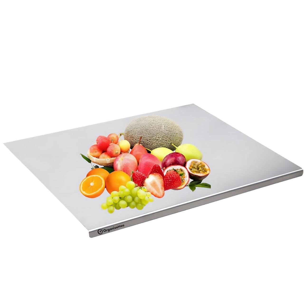 EdgeCut Pro Stainless Steel Chopping Board
 (35x31cm)