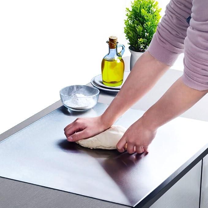 EdgeCut Pro Stainless Steel Chopping Board
 (35x31cm)