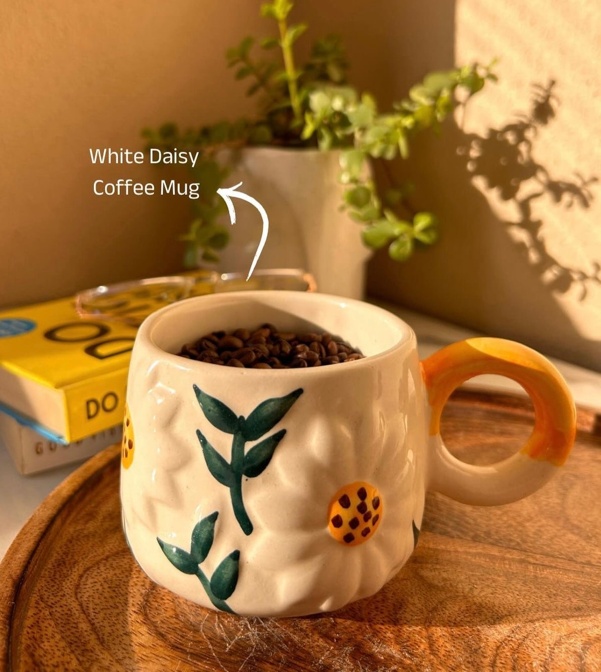 Cozy Daisy Mug and Saucer