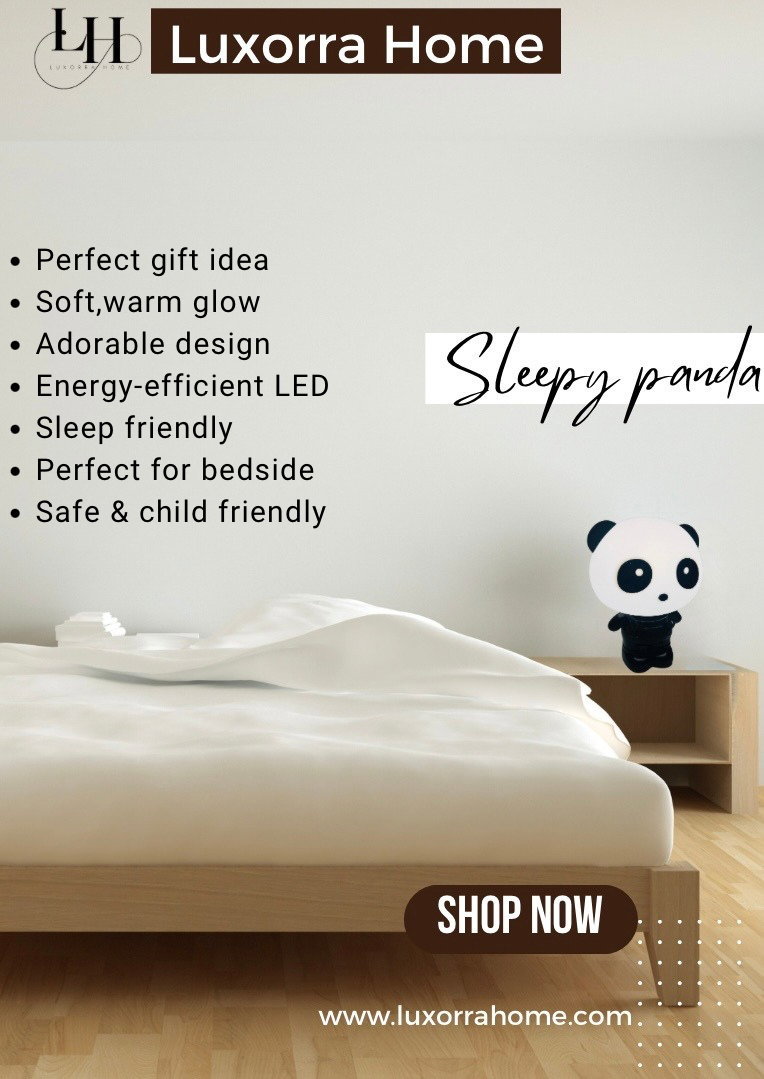 Sleepy Panda Lamp- The Perfect Bedroom Lamp