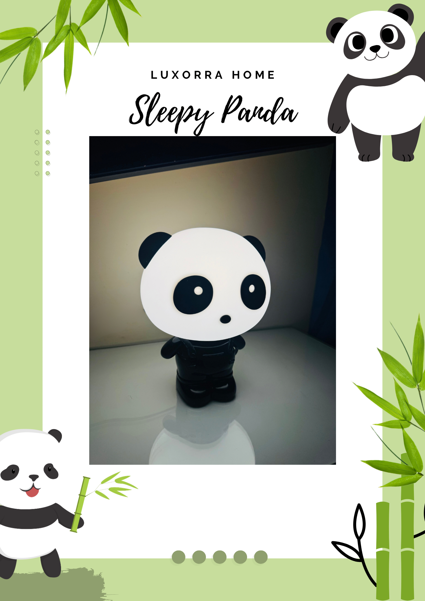 Sleepy Panda Lamp- The Perfect Bedroom Lamp