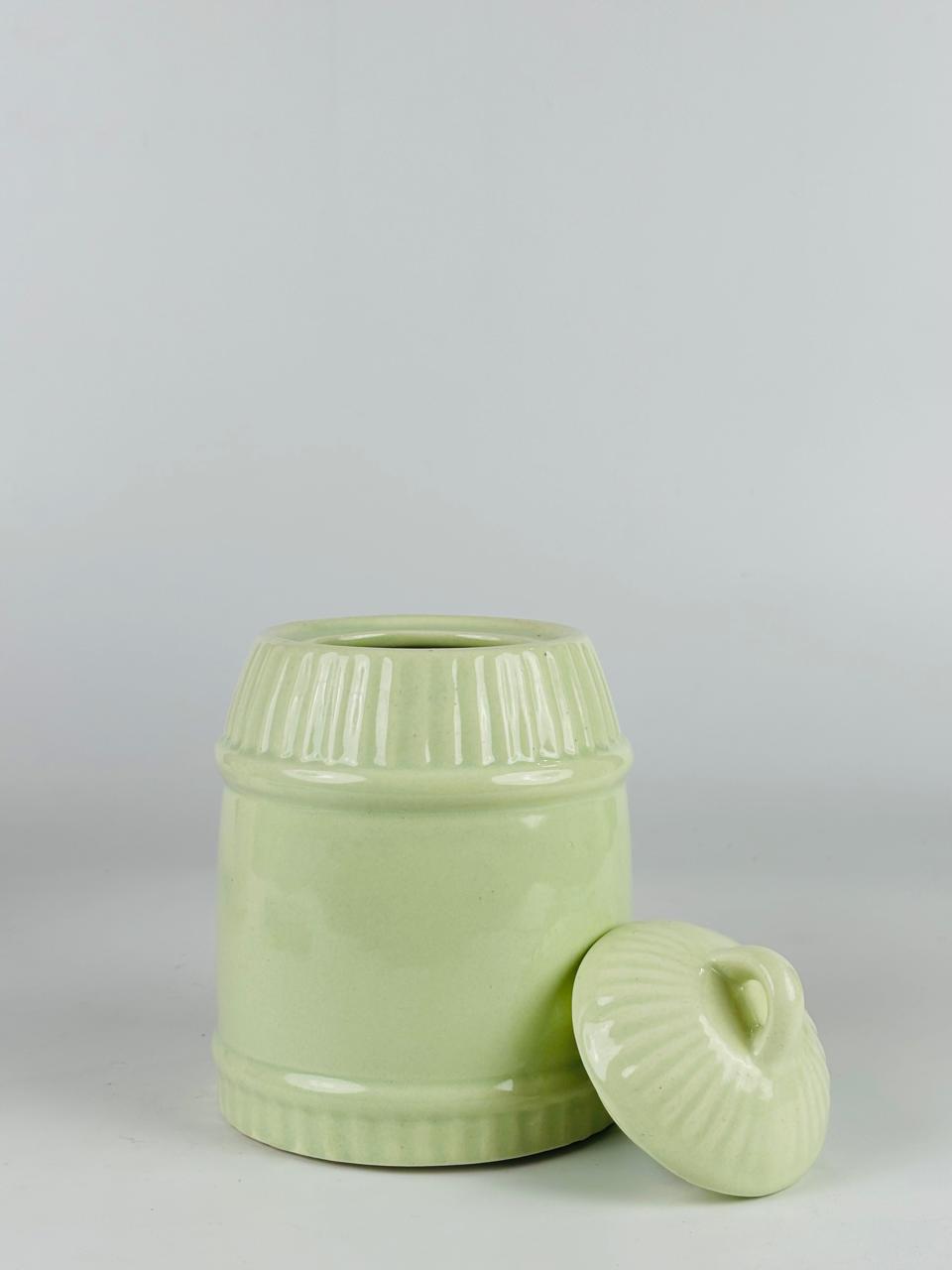 Pastel Ceramic Jar