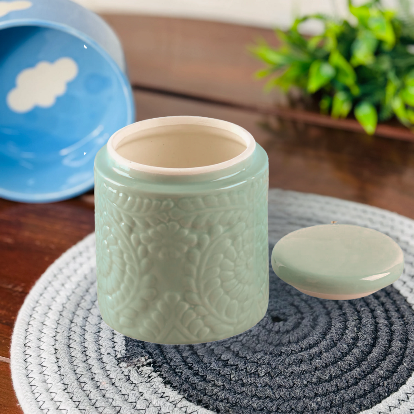 Ceramic kitchen jar (pack of 1)