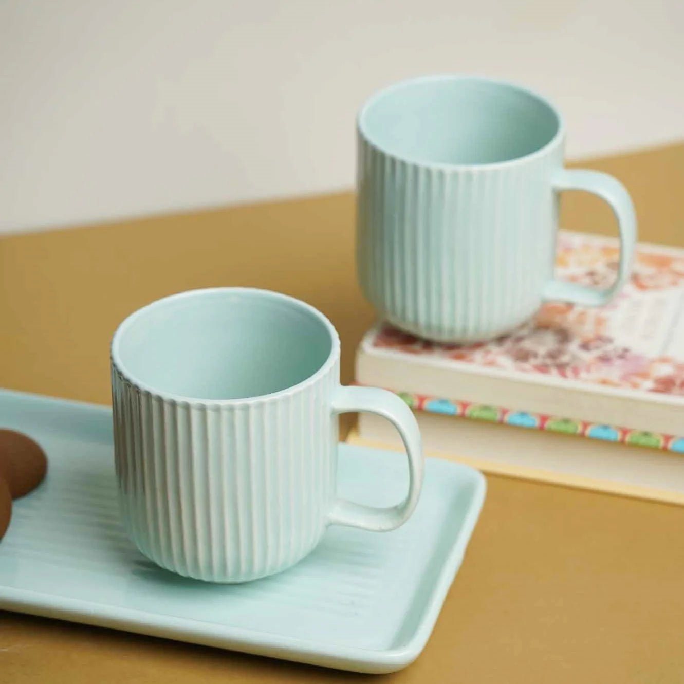 Warm vibes mug combo with tray