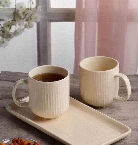 Warm Vibes mug with tray