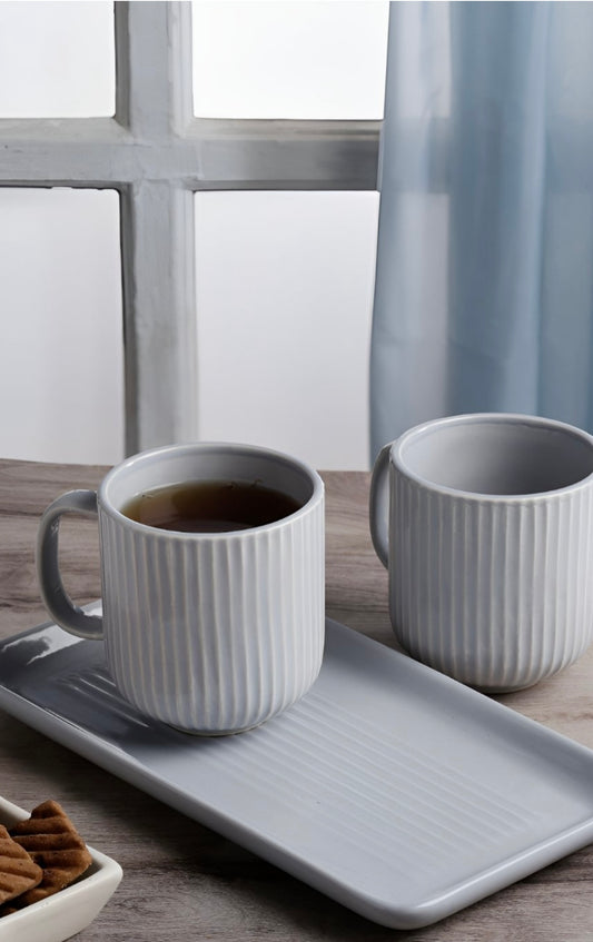 Warm vibes mug combo with tray