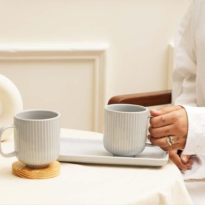 Warm vibes mug combo with tray