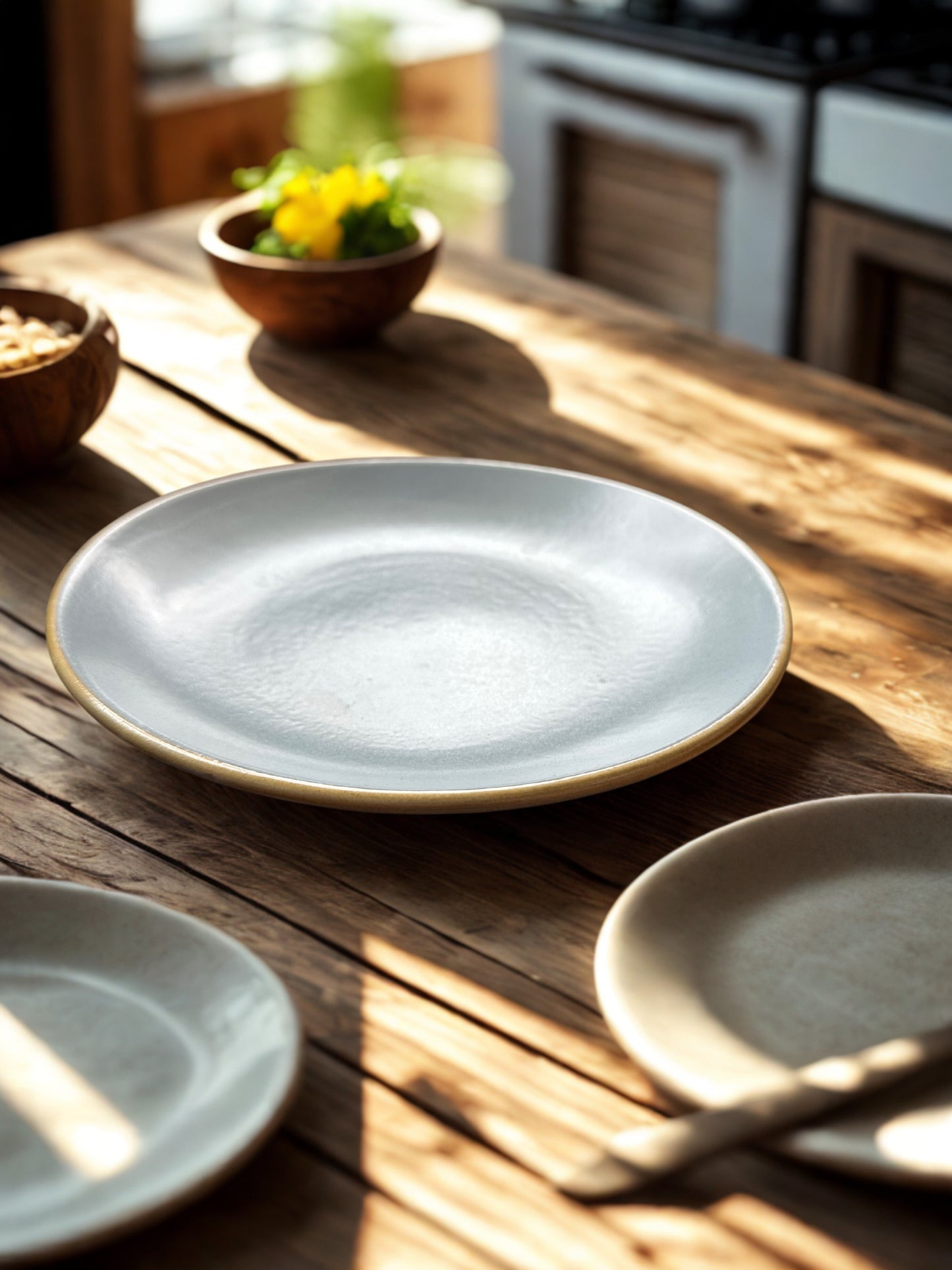 Grey Stone Plate