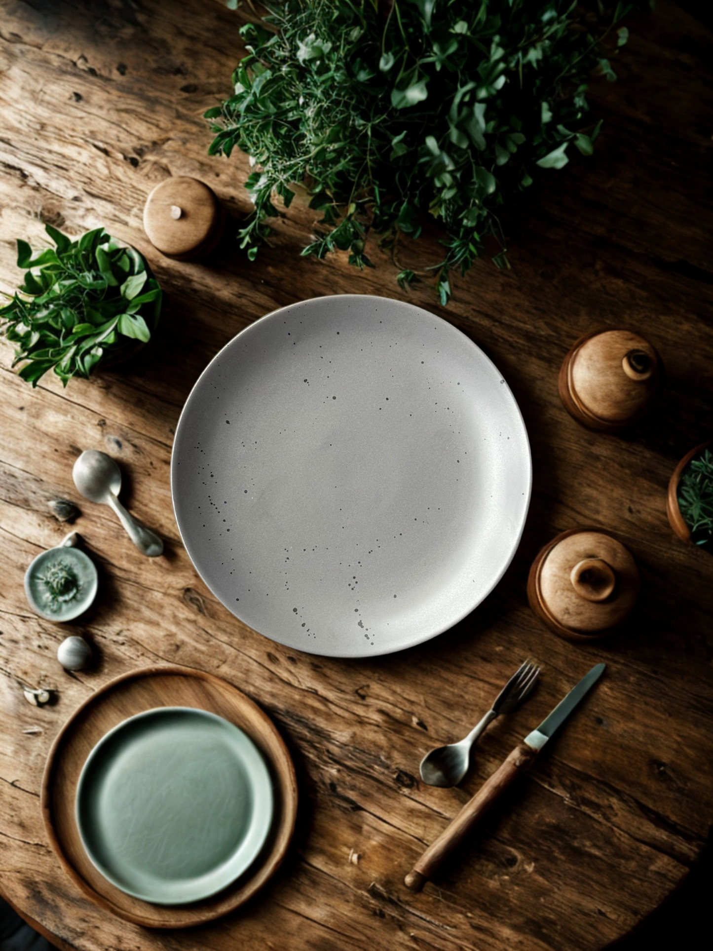 Charcoal Stone Plate