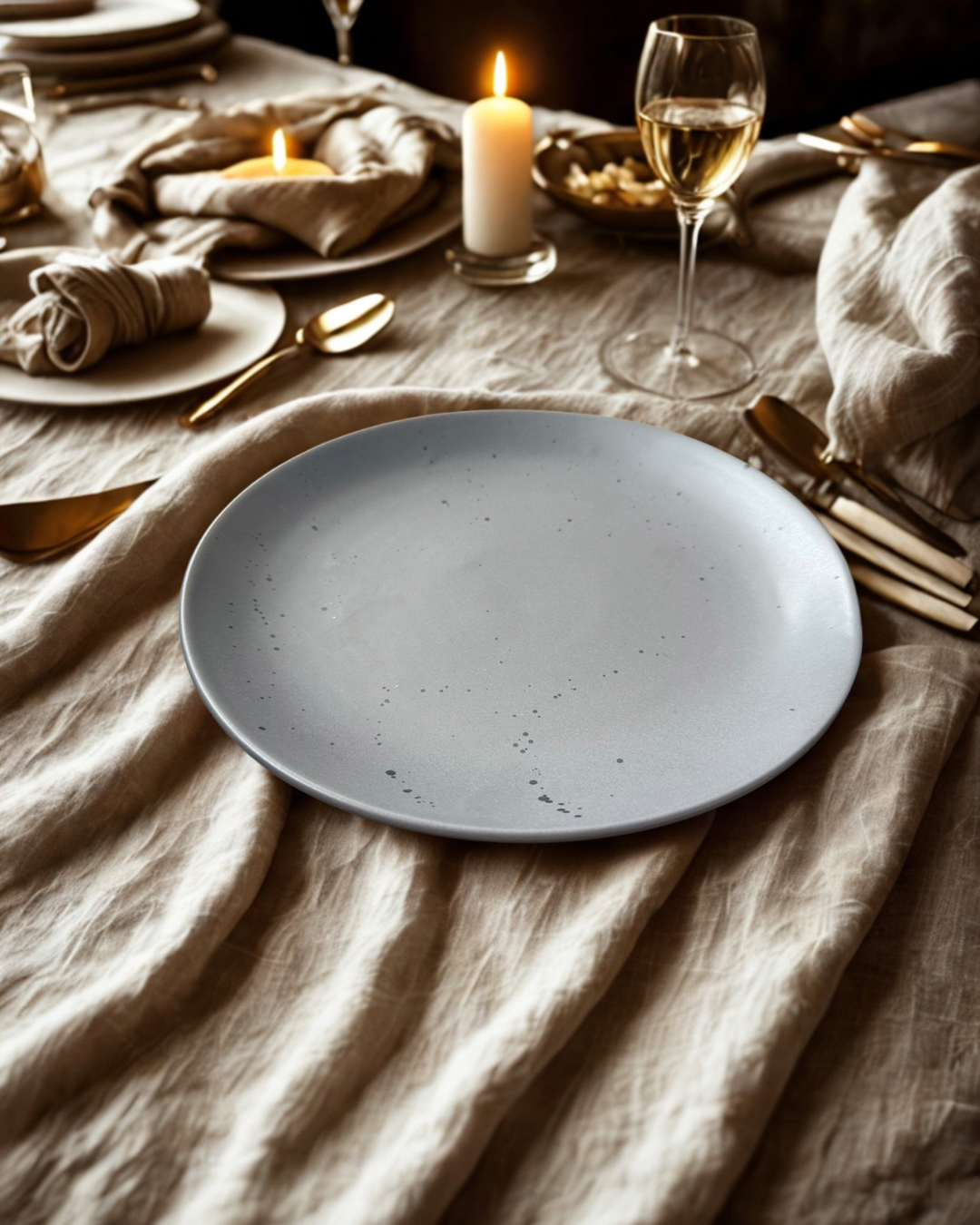 Charcoal Stone Plate