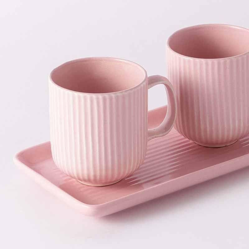 Warm vibes mug combo with tray