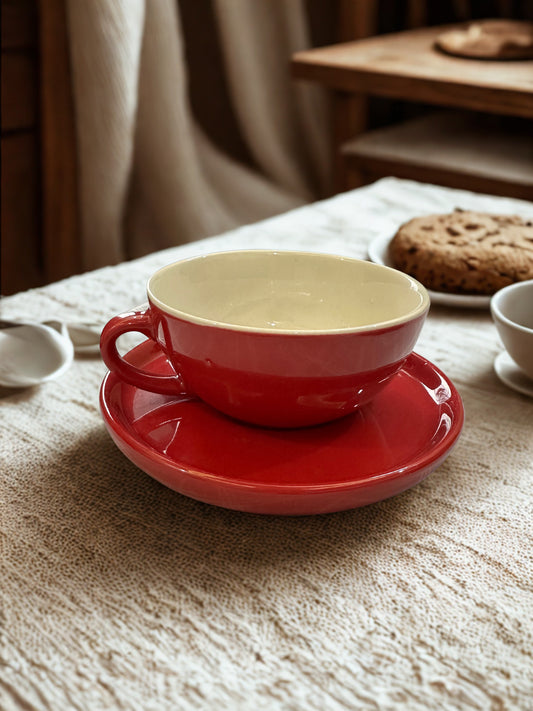 Red Velvet - Wide Mug & Saucer Set